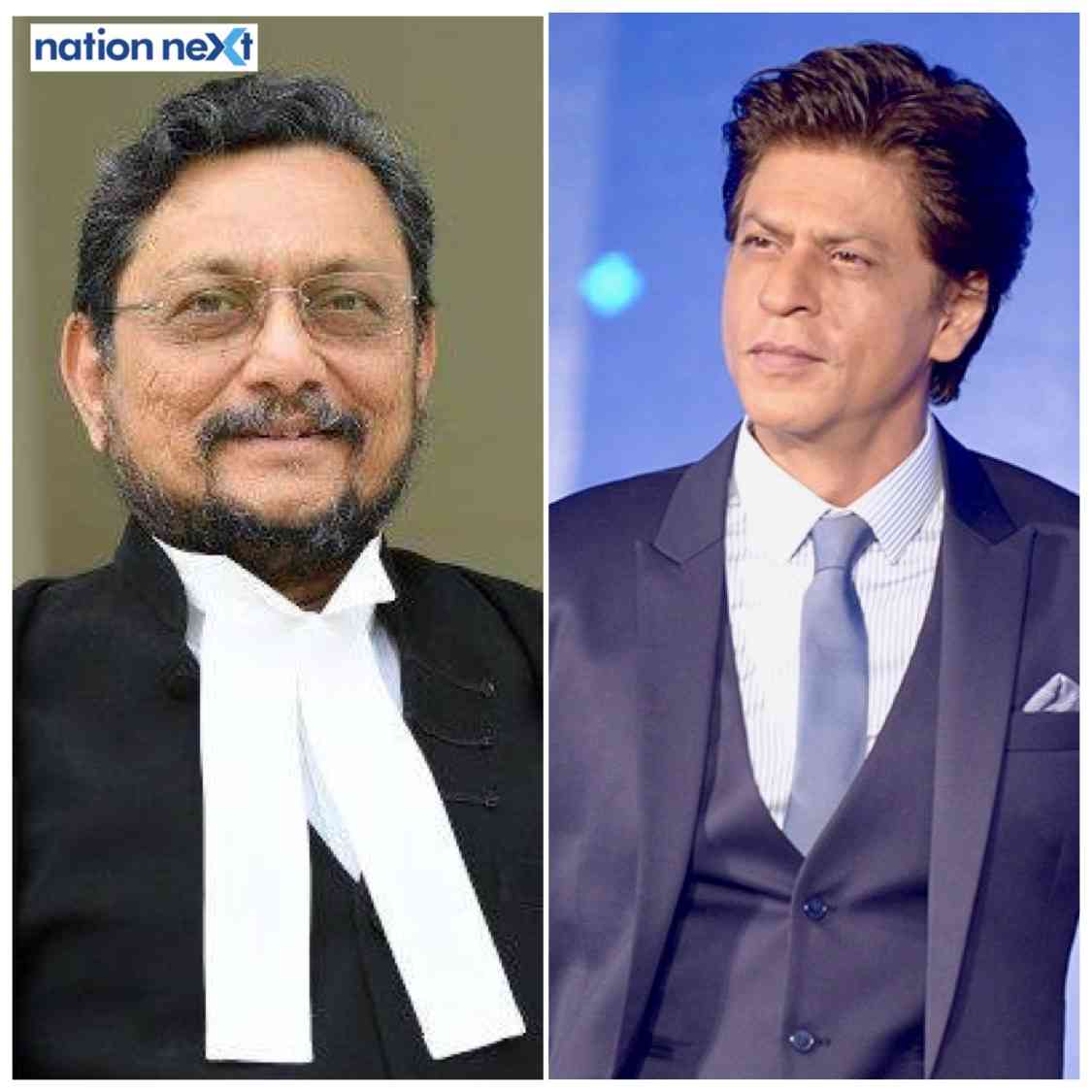 L to R: Sharad Bobde, Shah Rukh Khan